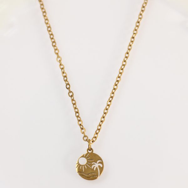 SN014G - Beach Scene Gold