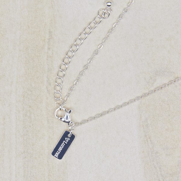 Lotus connection pendant necklace with rose quartz and aventurine