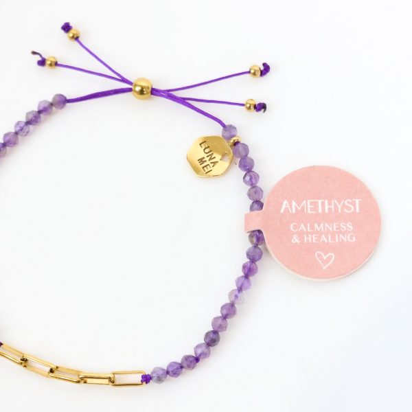 Amethyst Mei Bracelet