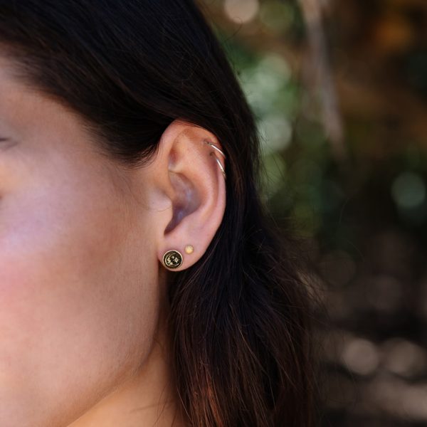 Astral Stud Earrings Gold