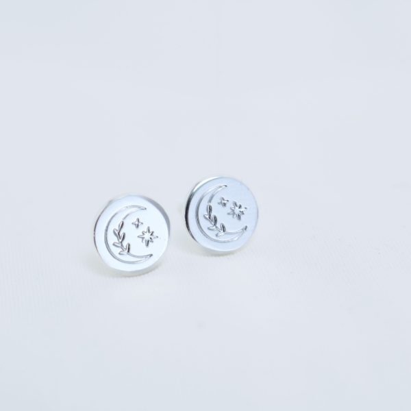 Astral Studs Earrings Silver