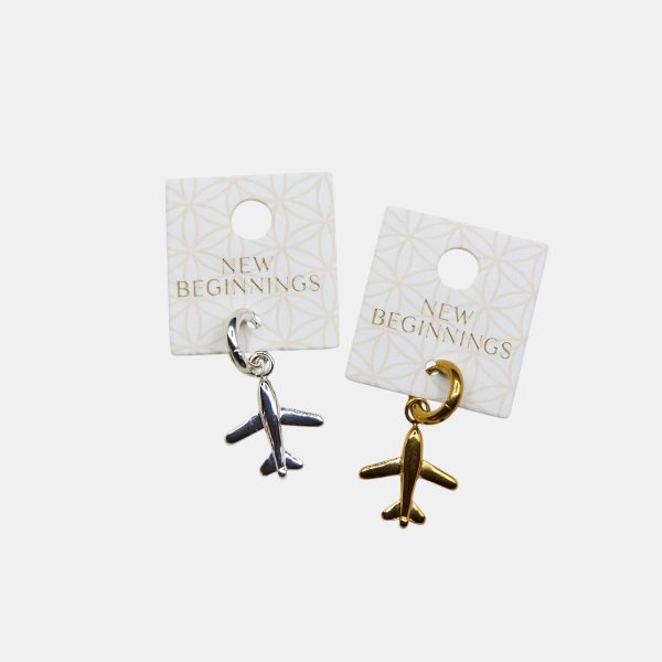 Gold and Silver plane charms