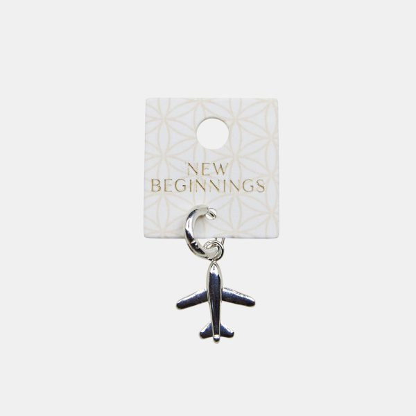 Sterling Silver plane charm