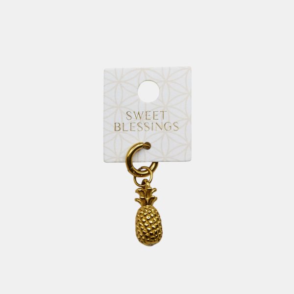 18k Gold plated pineapple charm