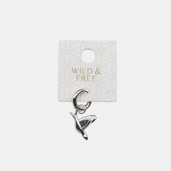 Sterling silver bird charm