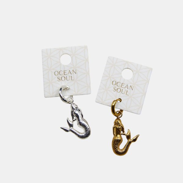 Gold and Silver mermaid charms