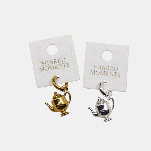 Gold and Silver teapot charms