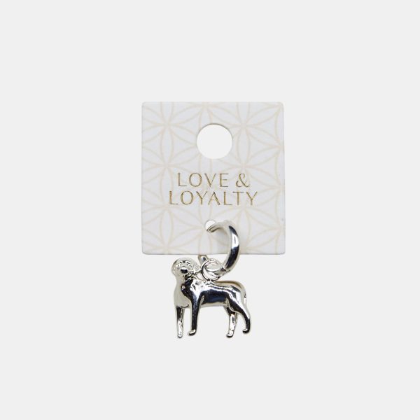 Sterling Silver dog charm