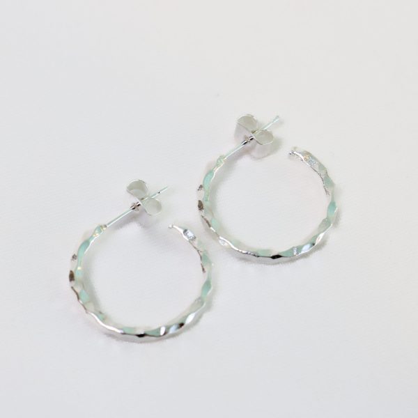 Coral Earrings Silver