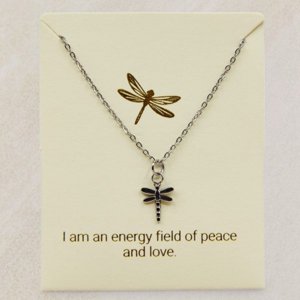 Tarnish Free Dragonfly necklace