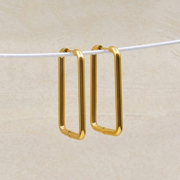 Chunky Paperclip design Earrings
