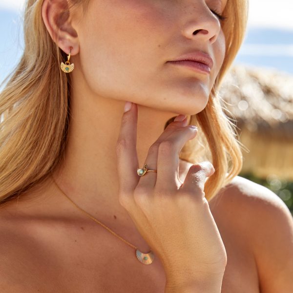 Moon Gazer Gold Green Amazonite