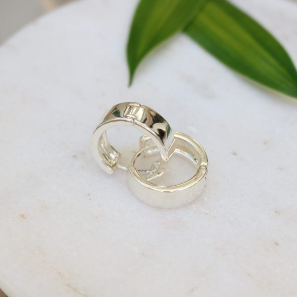 Silver Plated Hoop Earrings