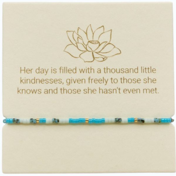 Sea and Gold adjustable bracelet