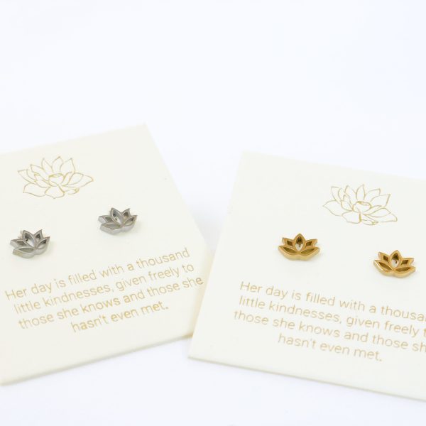 Lotus Earrings