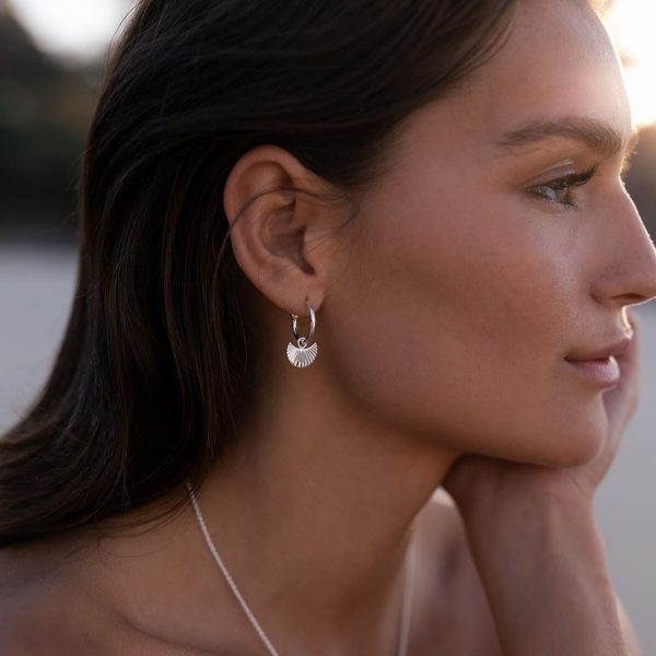 Moongazer Earrings Silver with Amazonite