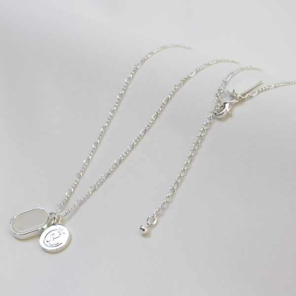Moonstone Necklace Silver