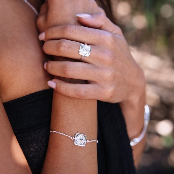 Passion Ring and Craving Bracelet Silver