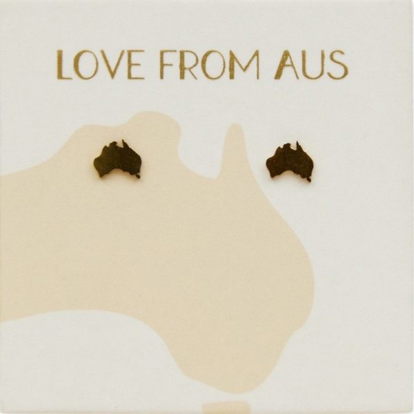 Australia Studs 18k Gold Plated