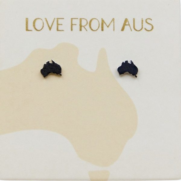 Australia Studs Sterling Silver