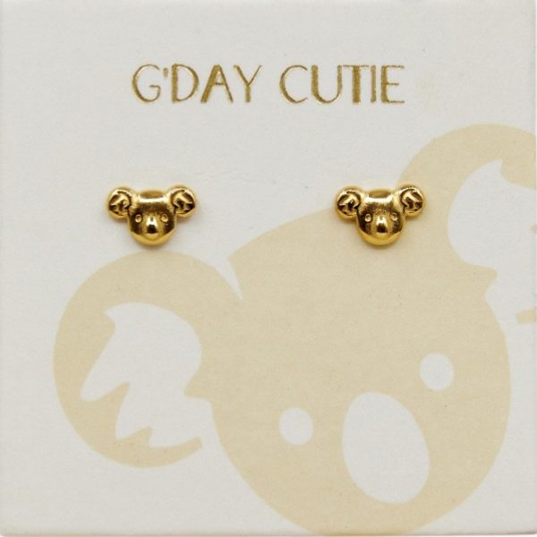 Koala Aussie Studs 18k Gold plated