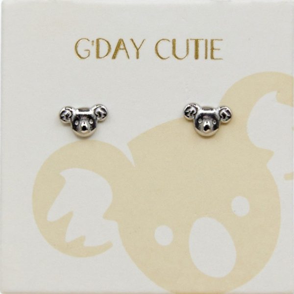 Koala Aussie Studs Sterling Silver