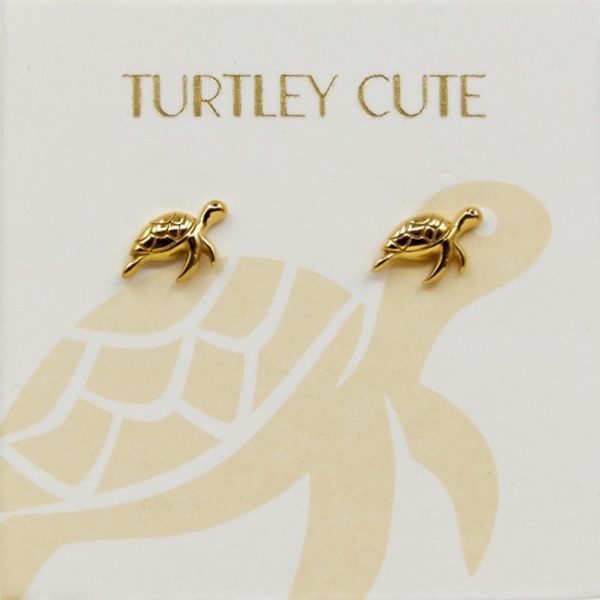 Turtle Aussie Studs 18k Gold plated