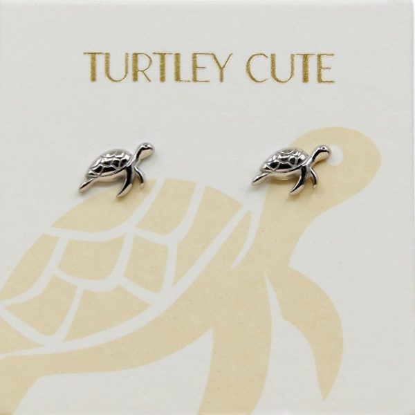 Turtle Aussie Studs Sterling Silver