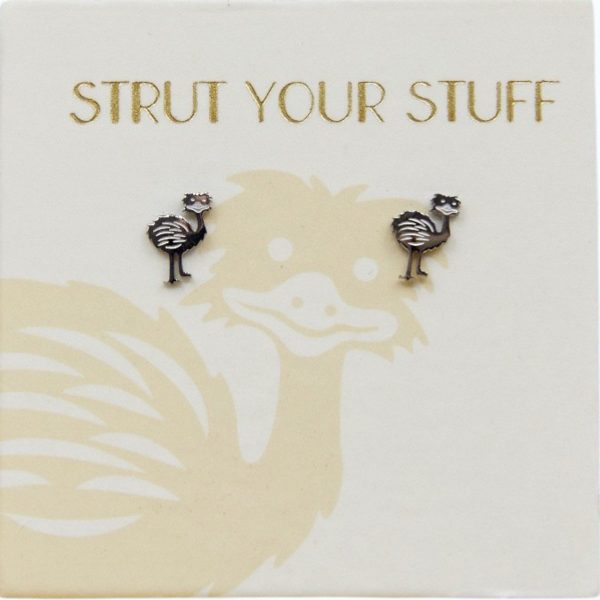 Emu Aussie Studs Sterling Silver