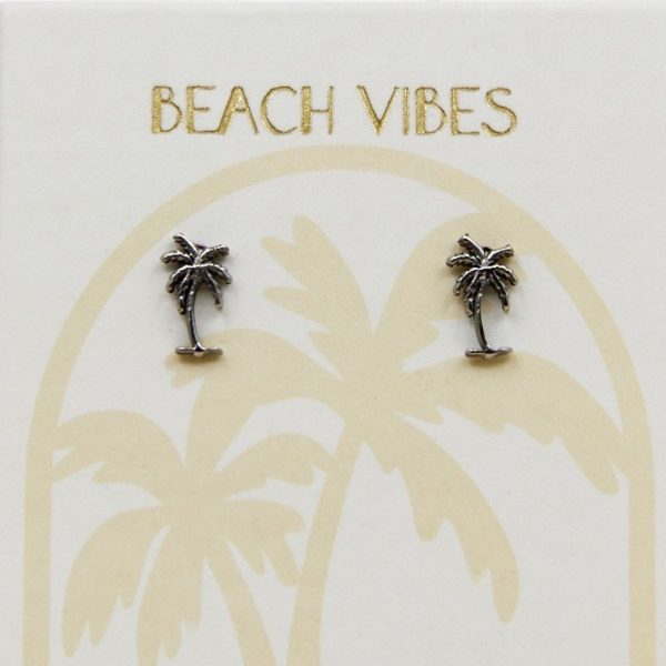 Palm Tree Aussie Studs Sterling Silver
