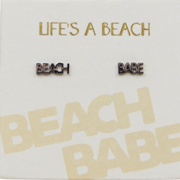 Beach Babe Aussie Studs Sterling Silver