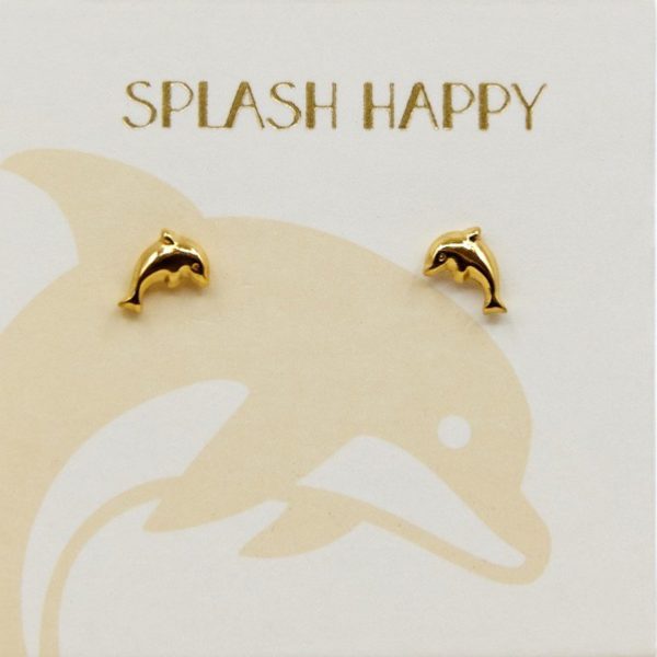 Dolphin studs Australia Edition 18k Gold plated