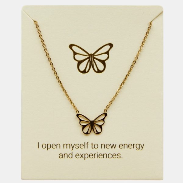 Butterfly Inspiration Necklace 18k Gold plated