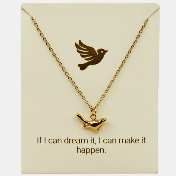 Birdy Inspiration Necklace 18k Gold plated