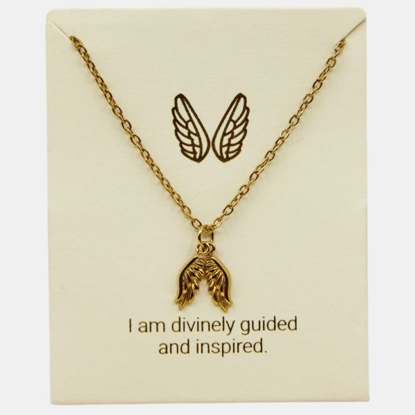Angel Wings Inspiration Necklace 18k Gold plated