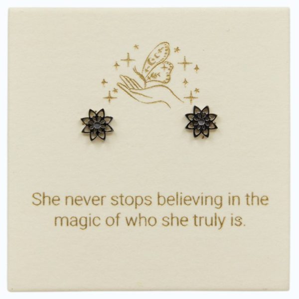 Yantra Studs in Sterling Silver