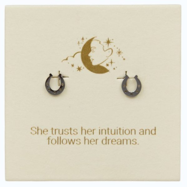 Horseshoe Studs in Sterling Silver