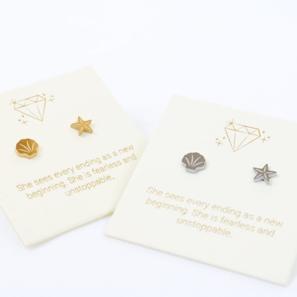 Shell and Starfish Earrings