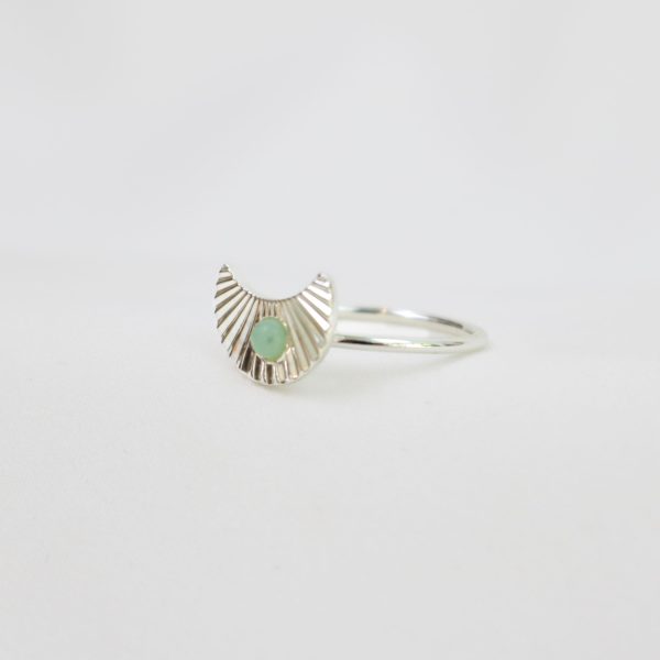Wild Heart Ring Amazonite Silver
