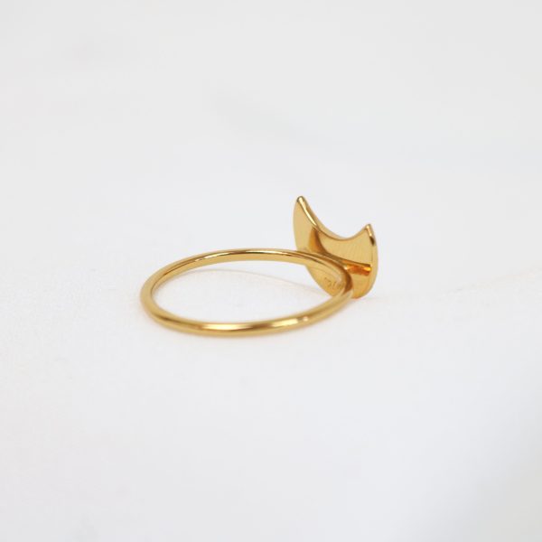Wild Heart Ring Gold Rose Quartz
