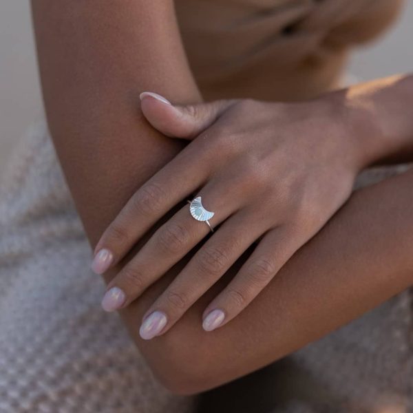 Wild Heart Ring Silver with Amazonite